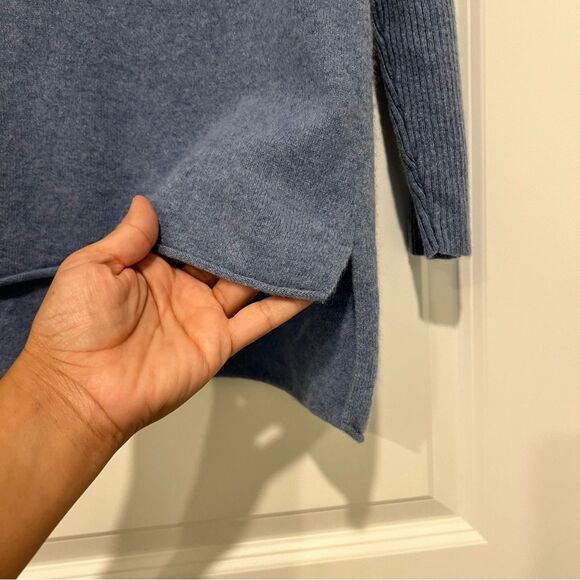 SUNDANCE Women’s Beloved Pullover V-Neck Sweater 100% Cashmere Size SP in Blue - Picture 7 of 13